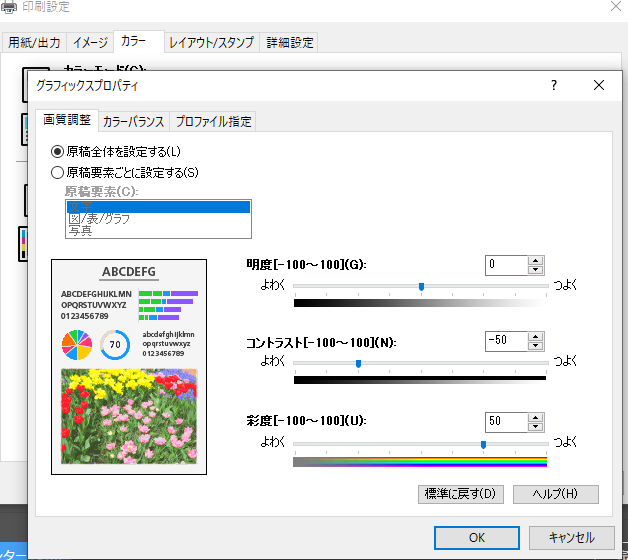 ajishio_taro's tweet photo. NEC PR-L4C150 A4カラーページプリンタ Color MultiWriter 4C150の購入者がちらほら見られるので自分の印刷設定も載せておくので参考にしてください。 https://t.co/ETG8jBEbl2