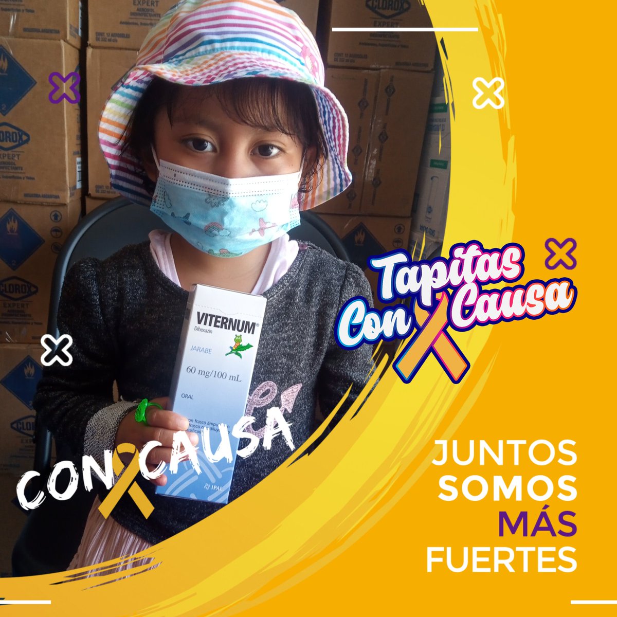 Aproximadamente 150 kilos de tapitas fueron necesarios para que hoy la pequeña Emma tenga su medicamento, gracias a tí porque esto es posible con cada tapita que donas 🎗️❤️ #Tapitas #ConCausa #CancerInfantil