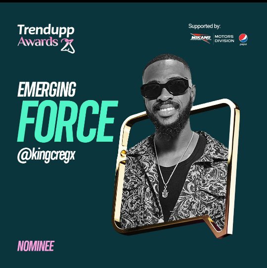 @kingyemicregx the Emerging Force 
@thisistrendupp

SPACE WITH YEMI CREGX
#YemiCregx 
#YemiCregxTheBrand