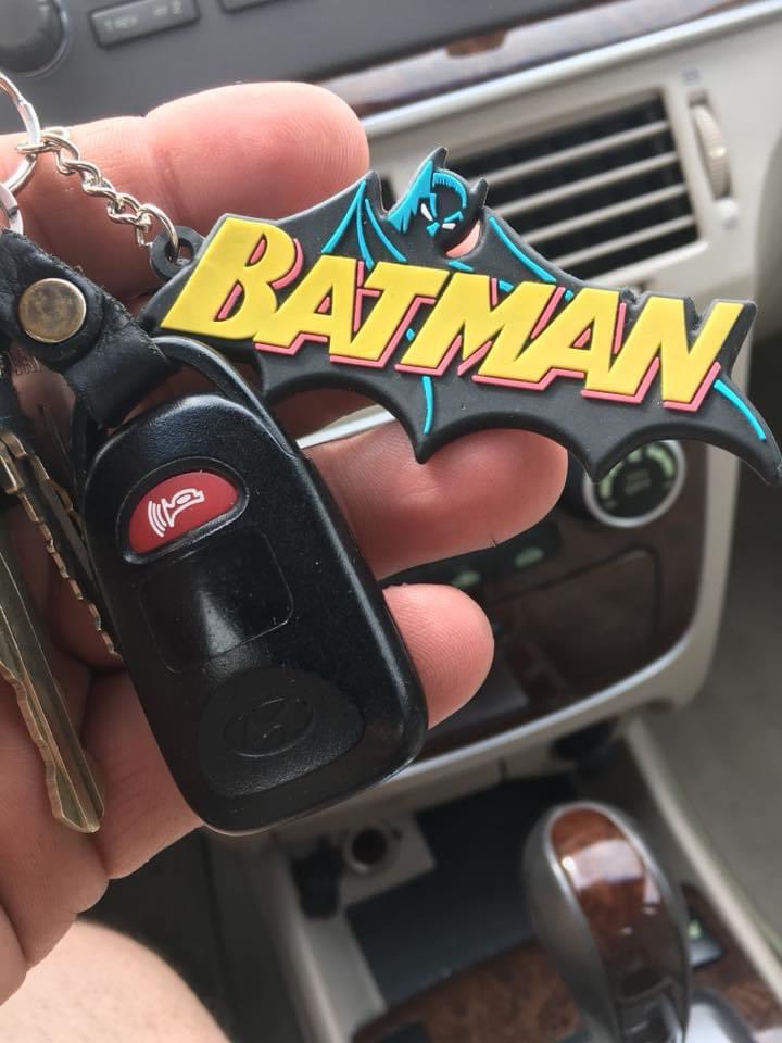 TomPinsonneaul2's tweet photo. When Bruce let’s me take the Batmobile out for a spin… 🦇😉
#DCtweets #Batman #TheBatmobile #BillFinger #BobKane https://t.co/rOb8X84NDE