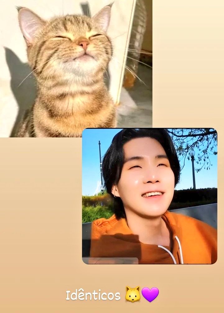 jaquelinevent19's tweet photo. A minha amiga @Jag_eun_nabi e top de mais 😍 fazendo meme com o meu marido @BTS_twt @bts_bighit #SUGA #AgustD #MinYoongi #ARMYSelcaDay #ARMY 💜🇧🇷 https://t.co/kPI9QuGTsw