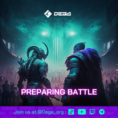 New Dega Match #DEGAMATCH #GroupAnonymousBot VS #Adisunata13. Join us in the most competitive battle system @DEGA_org now! RQ Battle-8 - 30.