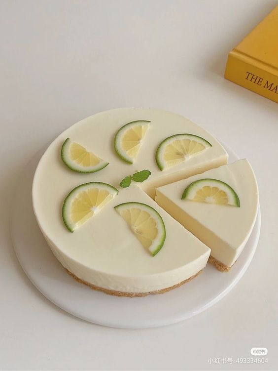 daily_dolce's tweet image. Lemon cheesecake