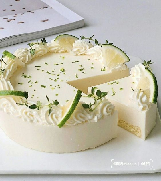 daily_dolce's tweet image. Lemon cheesecake