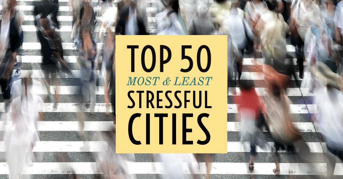 Where you live can impact how much stress you experience. This is why BestPlaces has compiled a list of the most & least stressful cities in the US. Check it out here: bit.ly/3n13Ev9

#bestplaces #moving #travel #househunting #stress #destress #vacation