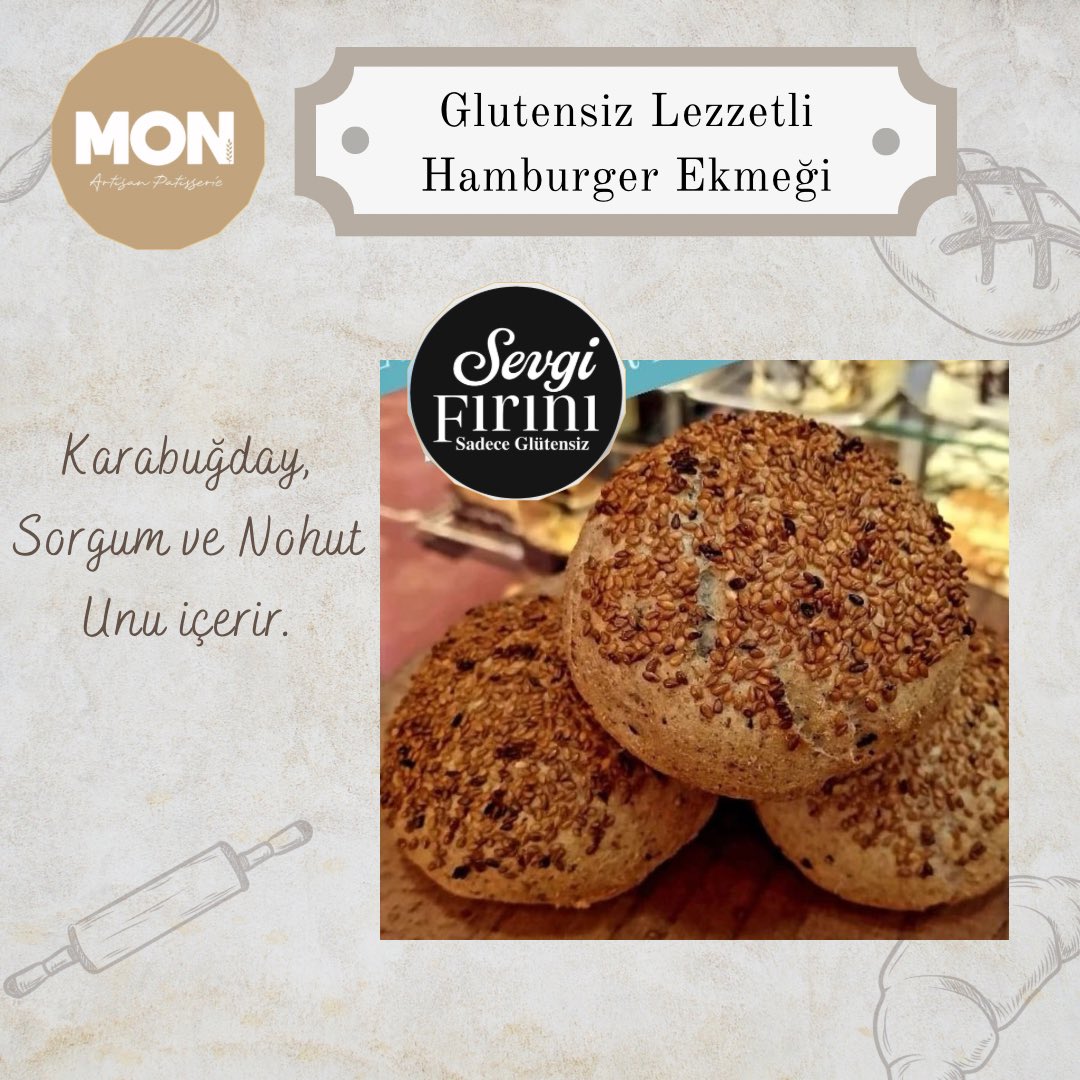 Glutensiz Hamburger Ekmeği 💛 Lezzetli bir yemeğin yeni kahramanı