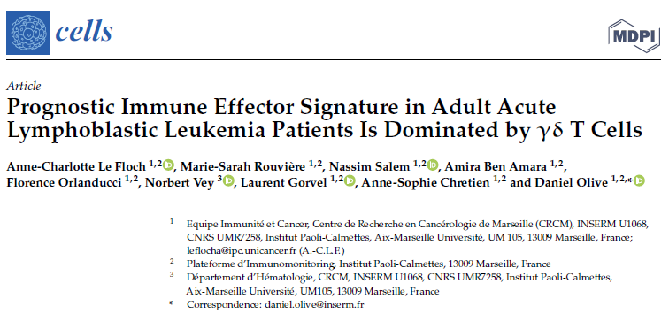 Immunity & Cancer Team - Marseille tweet media