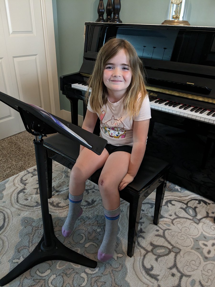 The studio is excited to welcome Matilda this summer! 

She is the youngest of her family, sister to Nolan and Ella. But she is fierce and ready to catch up to her siblings!

#pianoteacher #piano #pianostudent #pianostudio #firstlesson #siblings #sheisfierce