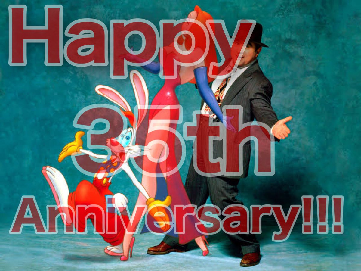 US公開35周年🎉🎉🎉
#rogerrabbit #whoframedrogerrabbit #ロジャーラビット