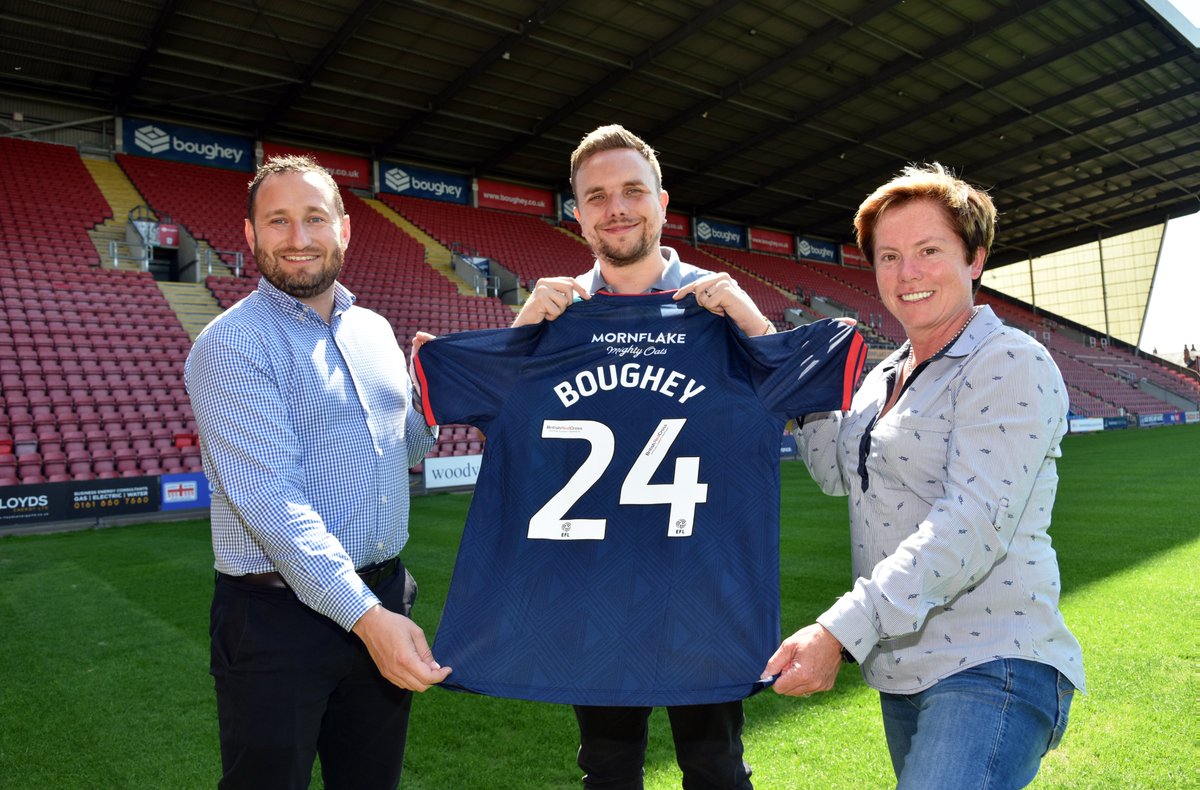 It’s definitely a #GoodNewsFriday ⚽

We are thrilled to announce we have renewed our sponsorship of the iconic main stand at Crewe Alexandra's Mornflake Stadium for the 2023/24 season! 🏟️

#TeamBoughey #CreweAlex