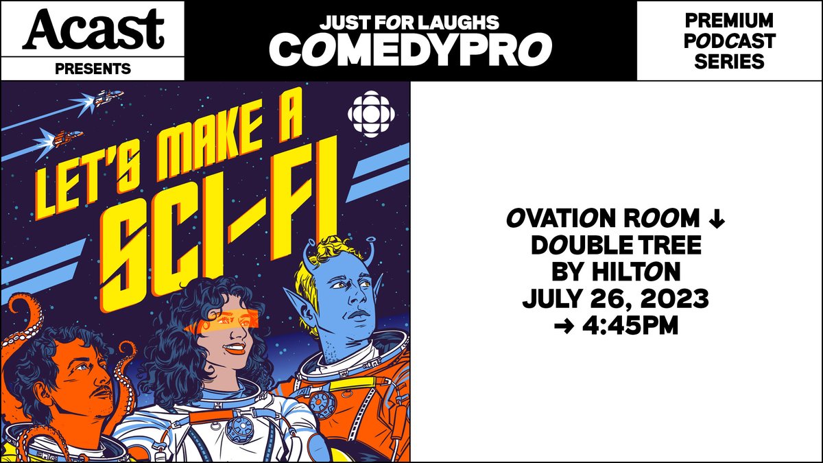 JFLComedyPro's tweet photo. JUST ANNOUNCED ‼️ It's time to celebrate and welcome the first wave of shows taking place at this year's JFL ComedyPRO, July 26-29! The Just For Laughs Awards Show is back, alongside so many incredible In Conversations, Cast Panels, Podcasts &amp; more!
🎫 https://t.co/qHdLlIr2Dk https://t.co/vlP5Ob70io
