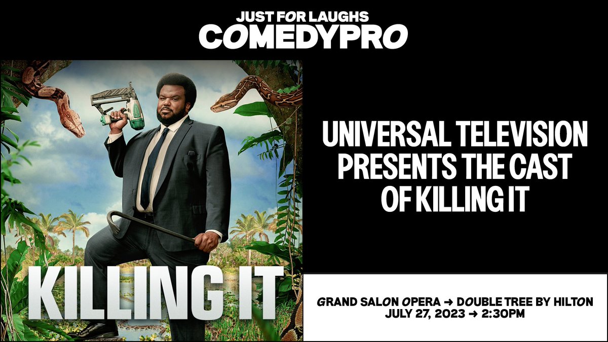 JFLComedyPro's tweet photo. JUST ANNOUNCED ‼️ It's time to celebrate and welcome the first wave of shows taking place at this year's JFL ComedyPRO, July 26-29! The Just For Laughs Awards Show is back, alongside so many incredible In Conversations, Cast Panels, Podcasts &amp; more!
🎫 https://t.co/qHdLlIr2Dk https://t.co/vlP5Ob70io