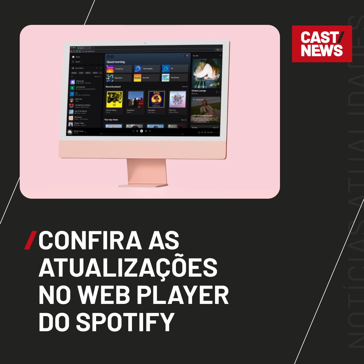 castnewsbr's tweet photo. Segundo a empresa, a experiência em desktop está “recebendo uma de suas maiores reformulações” 🧐
Leia em: https://t.co/51RYfpEzW9 ou pelo link da bio 🔗
#podcasting #podcastbrasil #spotify #webplayer https://t.co/KMOFSCDBbS