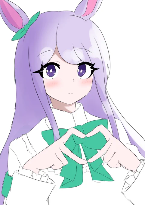 #へろちのワンドロ 指ハートマックちゃん(30min)