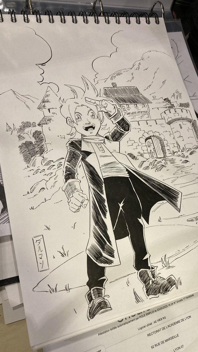 LeFabBD's tweet photo. Du plaisir de se dire qu’on maitrise enfin la #gpen en tradi #manga :-) https://t.co/ItTqklcrBP