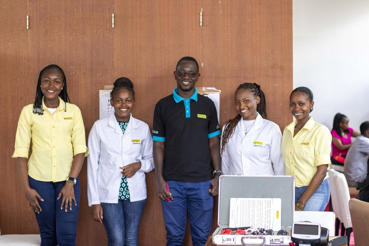 GWDKenya's tweet photo. This year, we collaborated with @OpticaKenya to run free eye tests for everyone during #globalwellnessday. We are so grateful to the entire team for this partnership, their great support, and endorsing our initiative of making living well a reality. #gwdkenya #dancemagenta https://t.co/s1RgY7iwzT