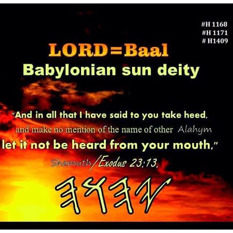 ThundersSeven's tweet photo. Jdg 2:13 They #forsook #YaHUaH and #served #Baal [the #Lord"] and the #Ashtoreths [the #stars, #false #goddesses in the #Canaanite #religion, usually related to #fertility #cult, a city in Bashan east of the Jordan given to #Manasseh]  
Cepher .net 
https://t.co/RAmscYeUp6 https://t.co/yUAuqsMFib