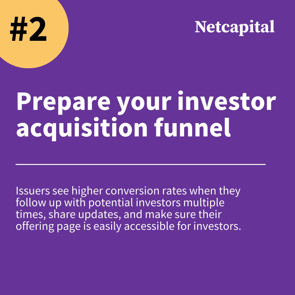 jfrishman37's tweet photo. Looking to #RaiseCapital? @netcapital recently shared our fundraising best practices for #entrepreneurs building their investor community. Swipe through for tips and contact us to find out how we can help you get started: https://t.co/7NM4mtkeFx https://t.co/eB5o2kAxLD