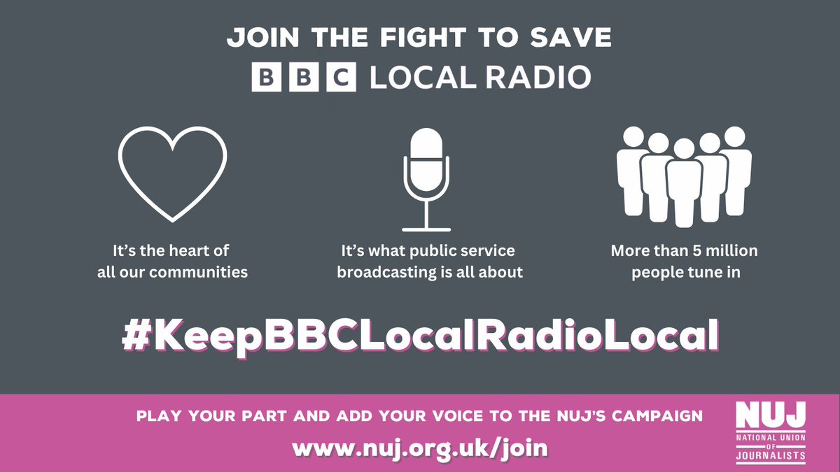 NUJofficial's tweet photo. #NUJ MPs say the #BBC must listen to their constituents who love the “crown jewels” of the public service broadcasting  - BBC local radio.  "Local radio is the people's radio." #KeepBBCLocalRadioLocal https://t.co/muY0ugymcz