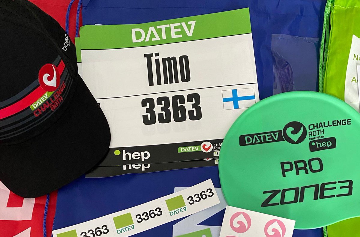 Promeiningillä #Rautamiehet2023 tapering… #ChallengeRoth #OneMoreYear