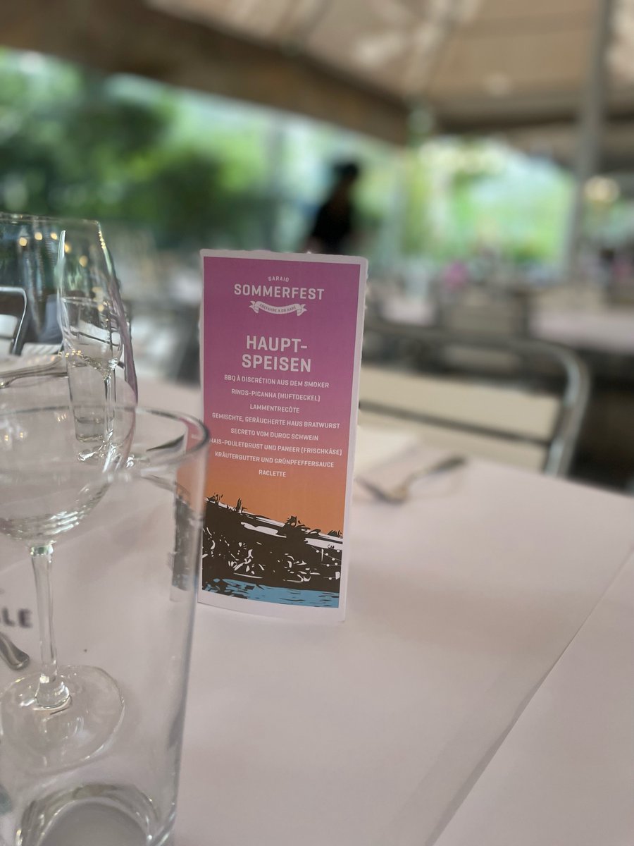 GARAIOAG's tweet photo. Wir sind voller Vorfreude bei den Vorbereitungen für das grosse GARAIO Sommerfest, das heute Abend im lauschigen Garten der Dampfzentrale stattfindet 🎉 🍹 ♨️🕺 💃
#simplydifferent #sommerfest https://t.co/7HTLq5zcNp