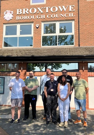 KabsecTraining's tweet photo. Training Abuse Co-ordinators at Broxtowe Borough Council. Certified in Level 3 Award for Crime Prevention. Now training new co-ordinators, officers &amp; crew in Proqual Level 3. Essential for security surveys. Ongoing support. Versatile for local govt. Great work with you! https://t.co/9P1R6gA4rG