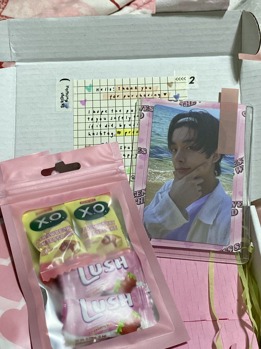 sunjakebuys's tweet photo. LOVE MAIL 
— feedback ; jake pogi pc
hi @boxoframyeonz! ♡ jake pogi arrived safely! thanks for packing them securely and for the cute freebies hihi 🍧
꒰ 🍥 #proofsada #gastosniazmalala ꒱ https://t.co/EEsJ6SI0ri