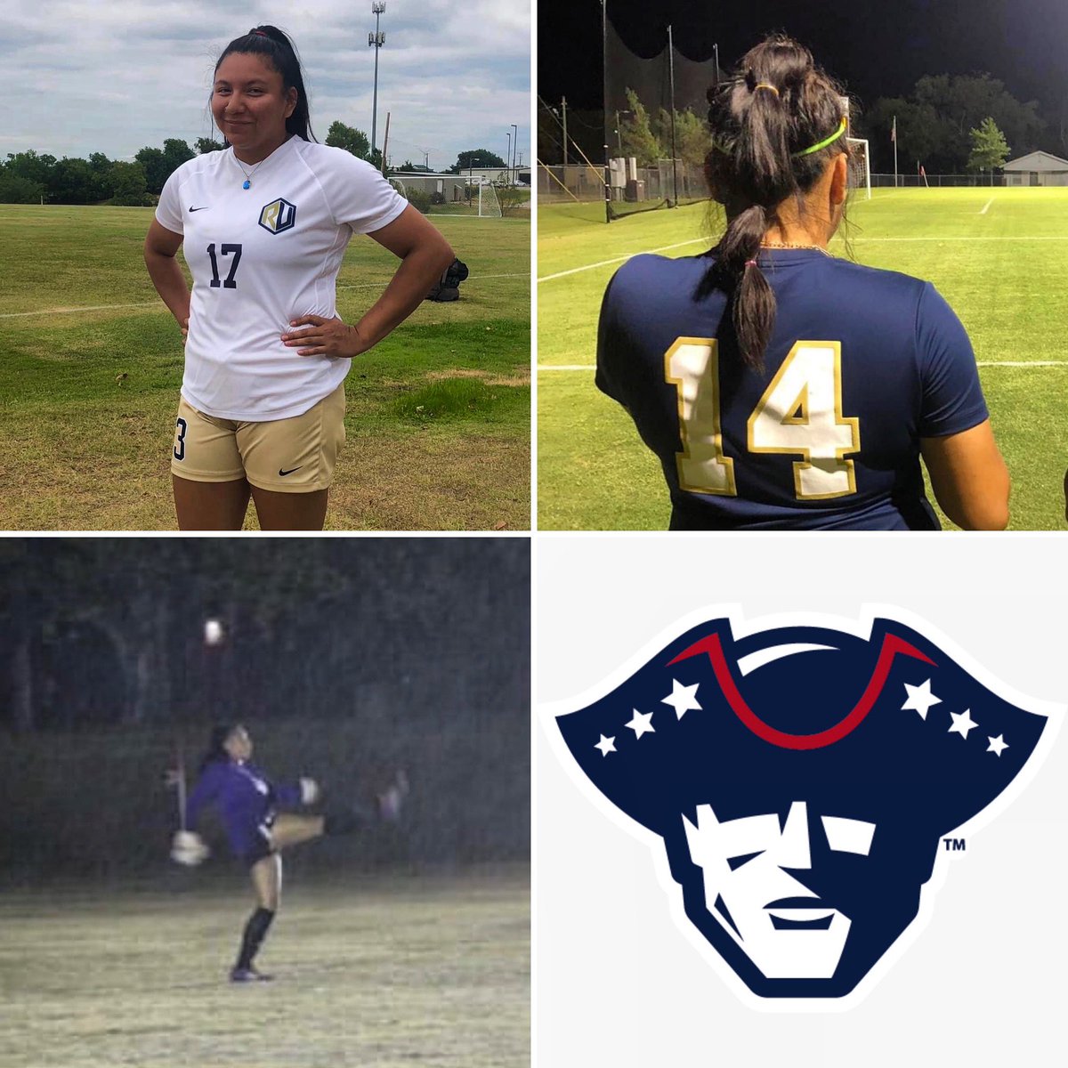 PatriotsWSocc's tweet photo. 🚨🚨 DUAL-SPORT ATHLETE SIGNING 🚨🚨 Tafv Harjo (Bowlegs, OK), a GK who graduated from Strother High School (Seminole, OK), joins BBC Patriots WSOC in 2024! Tafv will also play for @patriotswbb in 2023 after transferring from Randall University. https://t.co/DxKI9PozvE