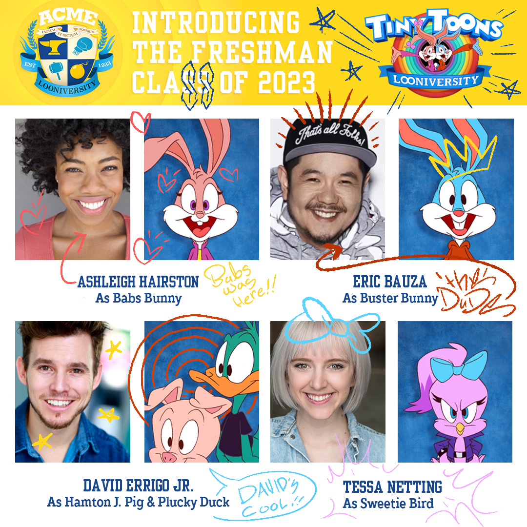 LooneyTunes's tweet photo. Grab your pens, pencils, and anvils because we've got a reboot coming your way! ”Tiny Toons Looniversity” premieres this fall on @cartoonnetwork and @streamonmax. https://t.co/e2KwbNdunh