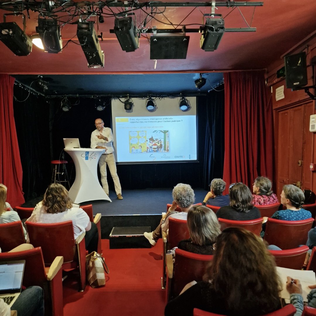jacquespriol's tweet image. Quel bel endroit pour une matinée #data et #IA avec des décideurs territoriaux @paysdelaloire ! Merci @cnfpt pour cette invitation. 

Une grande premiere : la data au Café théâtre @Compagnienantes !