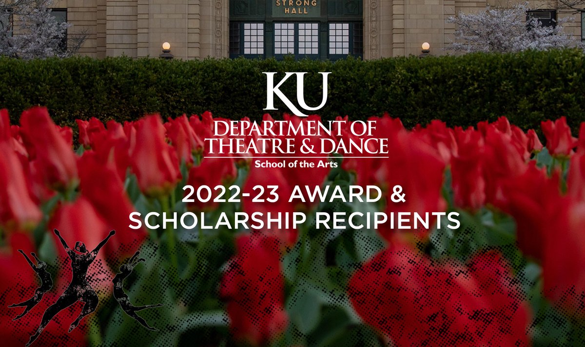 Congrats to our majors who recently received scholarships and awards from the Department of Theatre &amp; Dance, including the prestigious Elizabeth Sherbon Award and, new this year, an award celebrating a star collaborator within the UDC! Way to go, Jayhawks! theatredance.ku.edu/ku-department-…