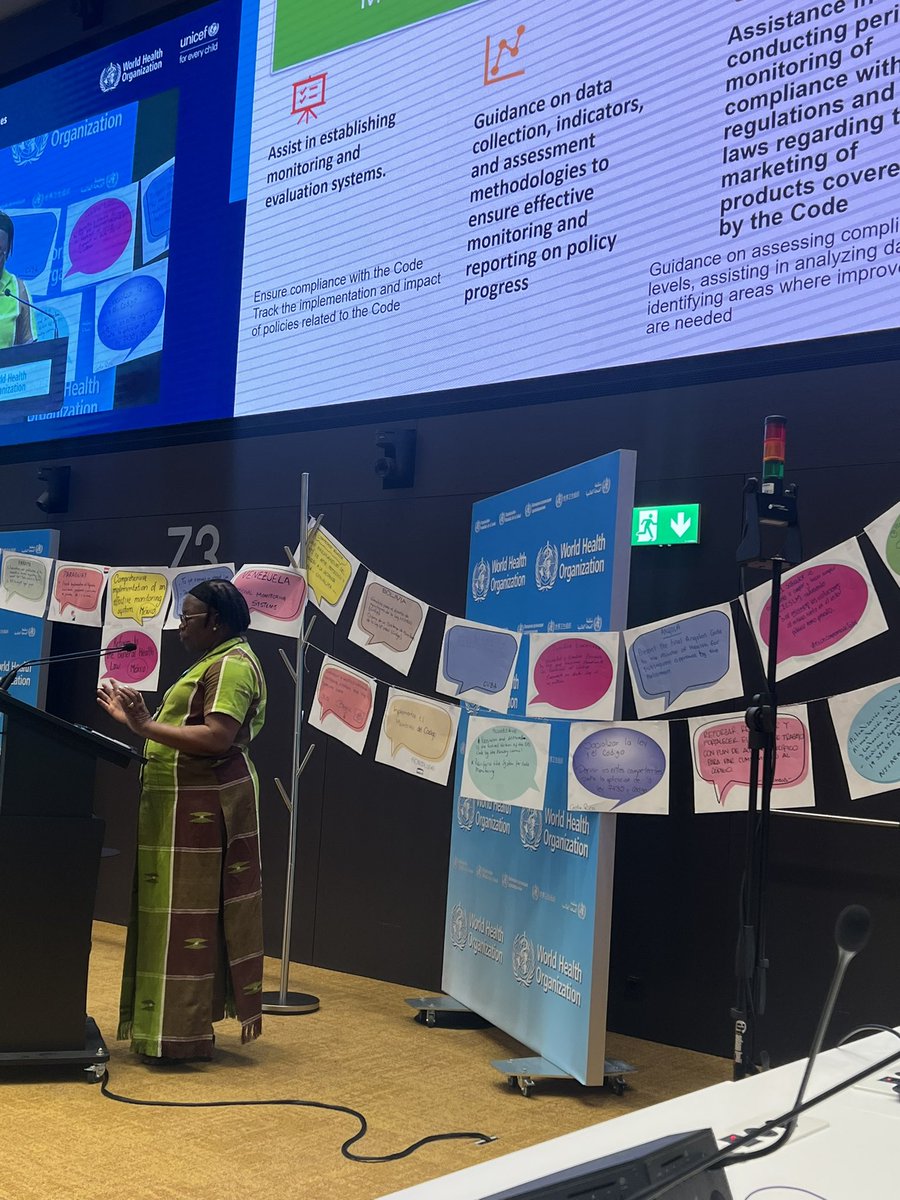 Laeticia Ouedraogo <a href="/PengwendeO54218/">Pengwende laeticia OUEDRAOGO</a> on the many ways that UN organizations can support Code implementation, monitoring, and enforcement. #EndExploitativeMarketing