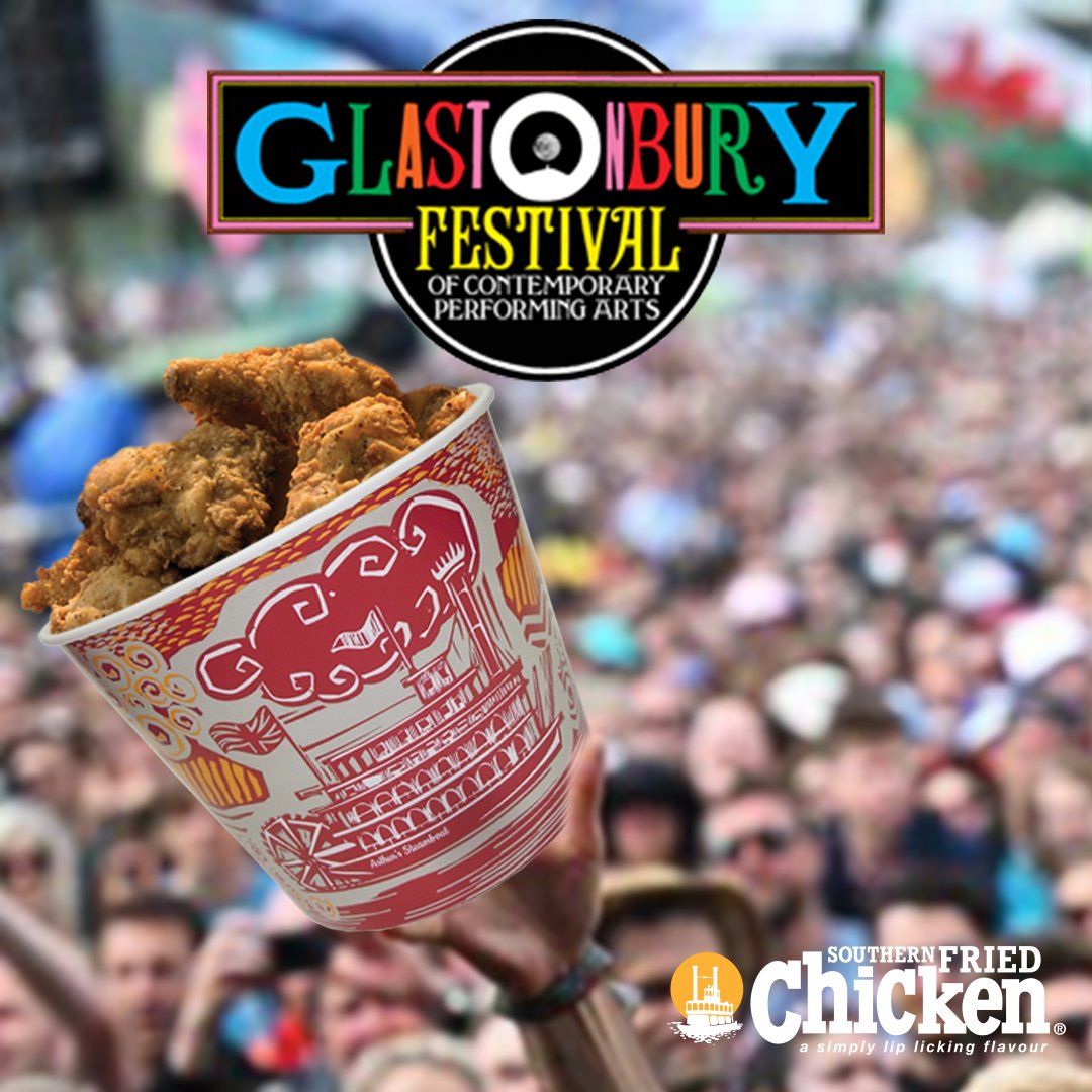 sfcexpress's tweet image. Get ready for the Glastonbury Festival 2023 with Southern Fried Chicken!

#glastonbury #sfc #chicken