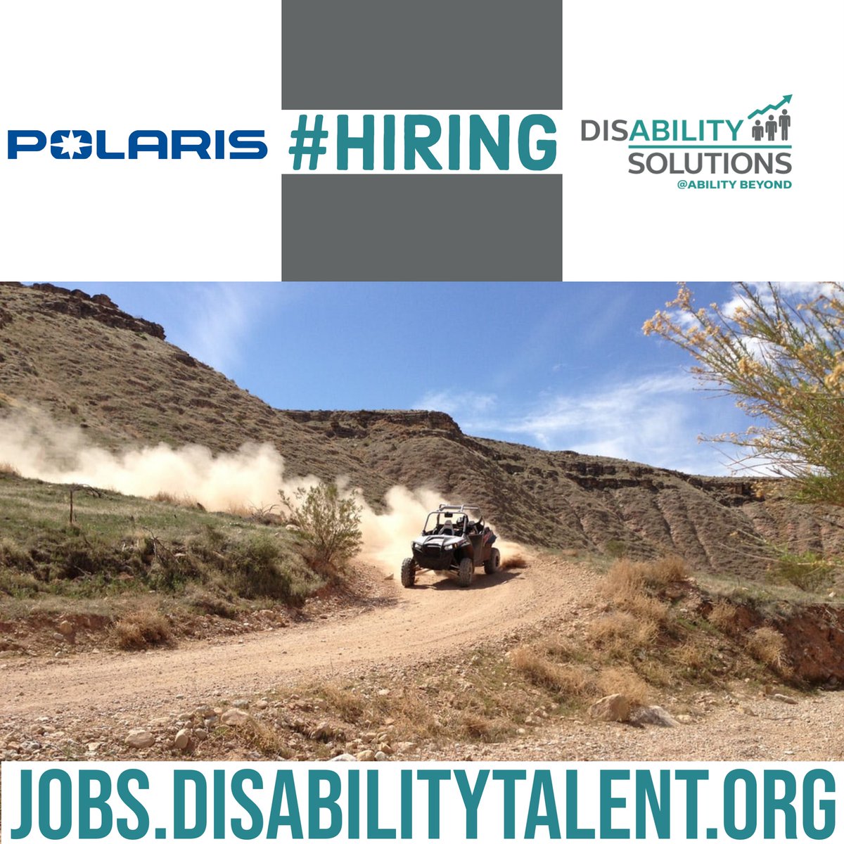 @PolarisInc is hiring!

Apply on the @DSTalentatWork Career Center by clicking here- 
hubs.la/Q01V37YW0

@PolarisInc designs, engineers, manufactures and markets innovative, high quality off-road vehicles.  

#Hiring #Disability #DisabilityEmployment