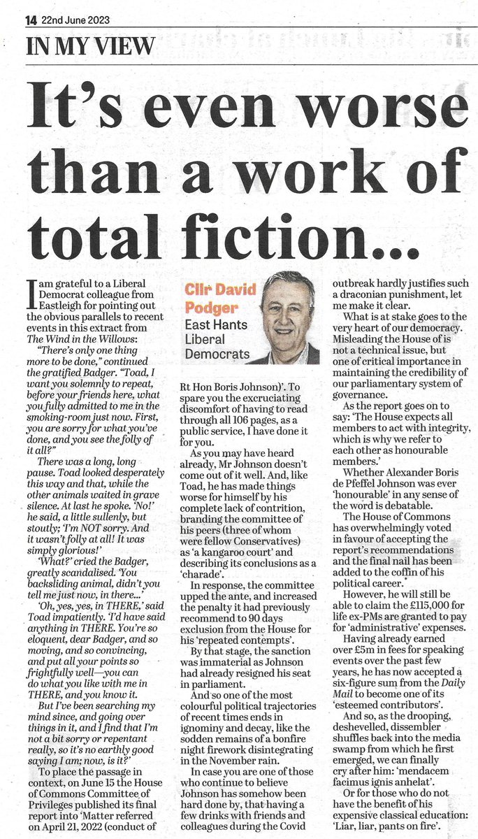 David Podger tweet media