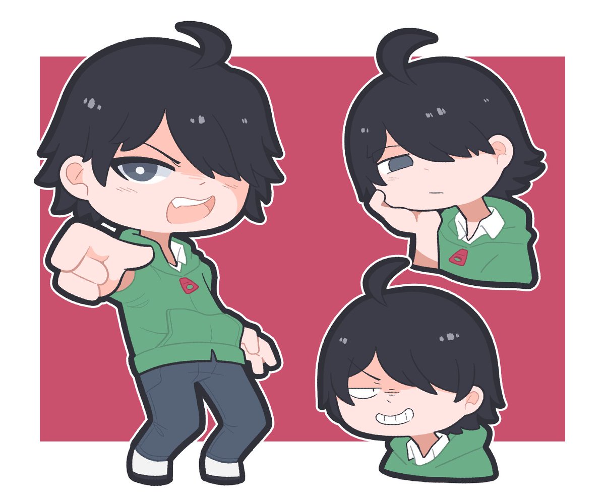 「Araragi Koyomi commission」|Oscar 🦝🍅(Commission Open)のイラスト