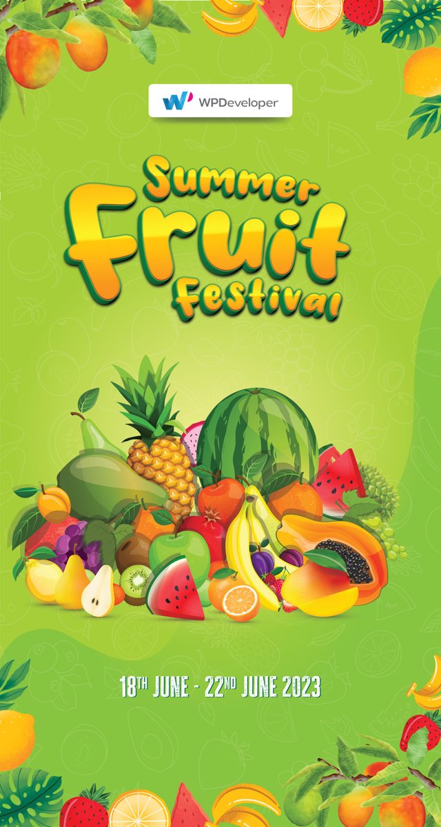 WPDevTeam's tweet image. 🥳 Celebrating Summer Fruit Fest 2023!

WPDeveloper organised a week-long summer fruit fest with a HUGE variety of delicious seasonal fruits; the entire team had an amazing week filled with sweet &amp;amp; savoury fresh summer delights! 🥭🍍

#LifeAtWPDeveloper #FruitFest