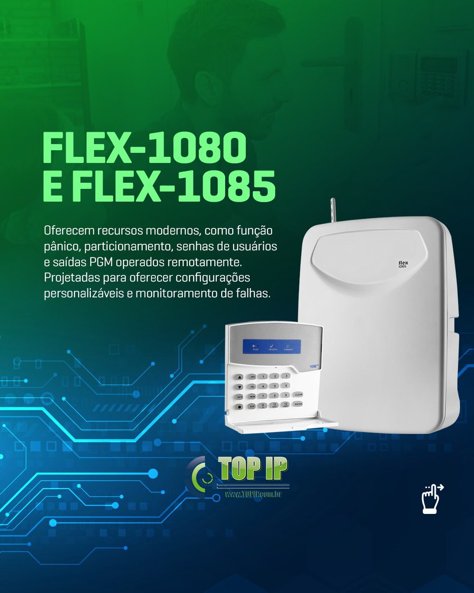 topipdistribuid's tweet photo. Conheça as funcionalidades únicas das Centrais de Alarme da TEM. 🚨

Desde a compacta FLEX-435, até as conectadas e controláveis FLEX-1080 e FLEX-1085, essas centrais oferecem segurança avançada para residências e comércios. 🛡 https://t.co/tQOC1pMASK