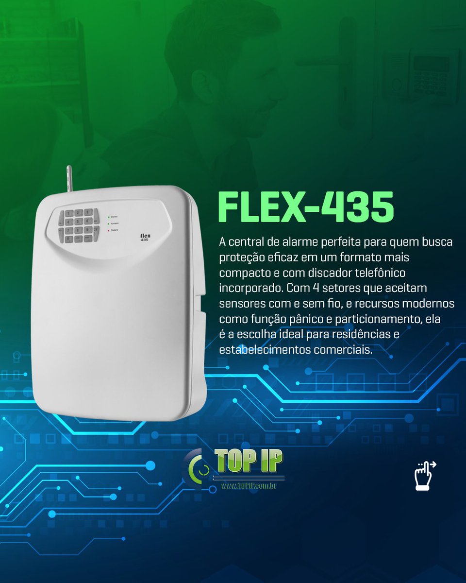 topipdistribuid's tweet photo. Conheça as funcionalidades únicas das Centrais de Alarme da TEM. 🚨

Desde a compacta FLEX-435, até as conectadas e controláveis FLEX-1080 e FLEX-1085, essas centrais oferecem segurança avançada para residências e comércios. 🛡 https://t.co/tQOC1pMASK