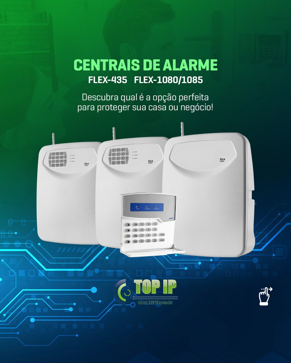 topipdistribuid's tweet photo. Conheça as funcionalidades únicas das Centrais de Alarme da TEM. 🚨

Desde a compacta FLEX-435, até as conectadas e controláveis FLEX-1080 e FLEX-1085, essas centrais oferecem segurança avançada para residências e comércios. 🛡 https://t.co/tQOC1pMASK