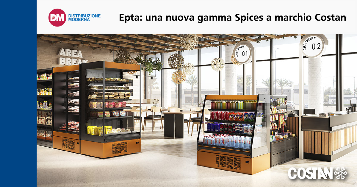 DM - Distribuzione Moderna dedicates an article to the launch of #Spices, the brand new plug-ins range by #Costan. Read more: distribuzionemoderna.info/news/epta-una-… #Epta #refrigeration #SustainableSystem #innovation #gdo