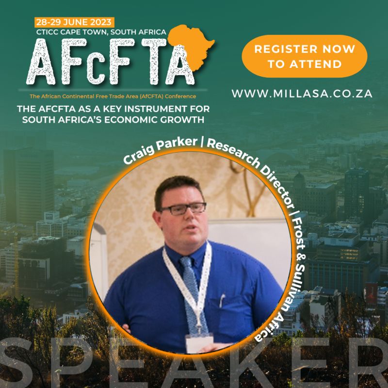 A week to go before The African Continental Free Trade Area (AfCFTA) Conference 2023 kicks off at the CTICC, in Cape Town.

Register and get your ticket today: lnkd.in/dXwUnEtm.

#helpingafricagrow #africa #afcfta2023 #africantrade #logisticsinfrastructure #agriculture