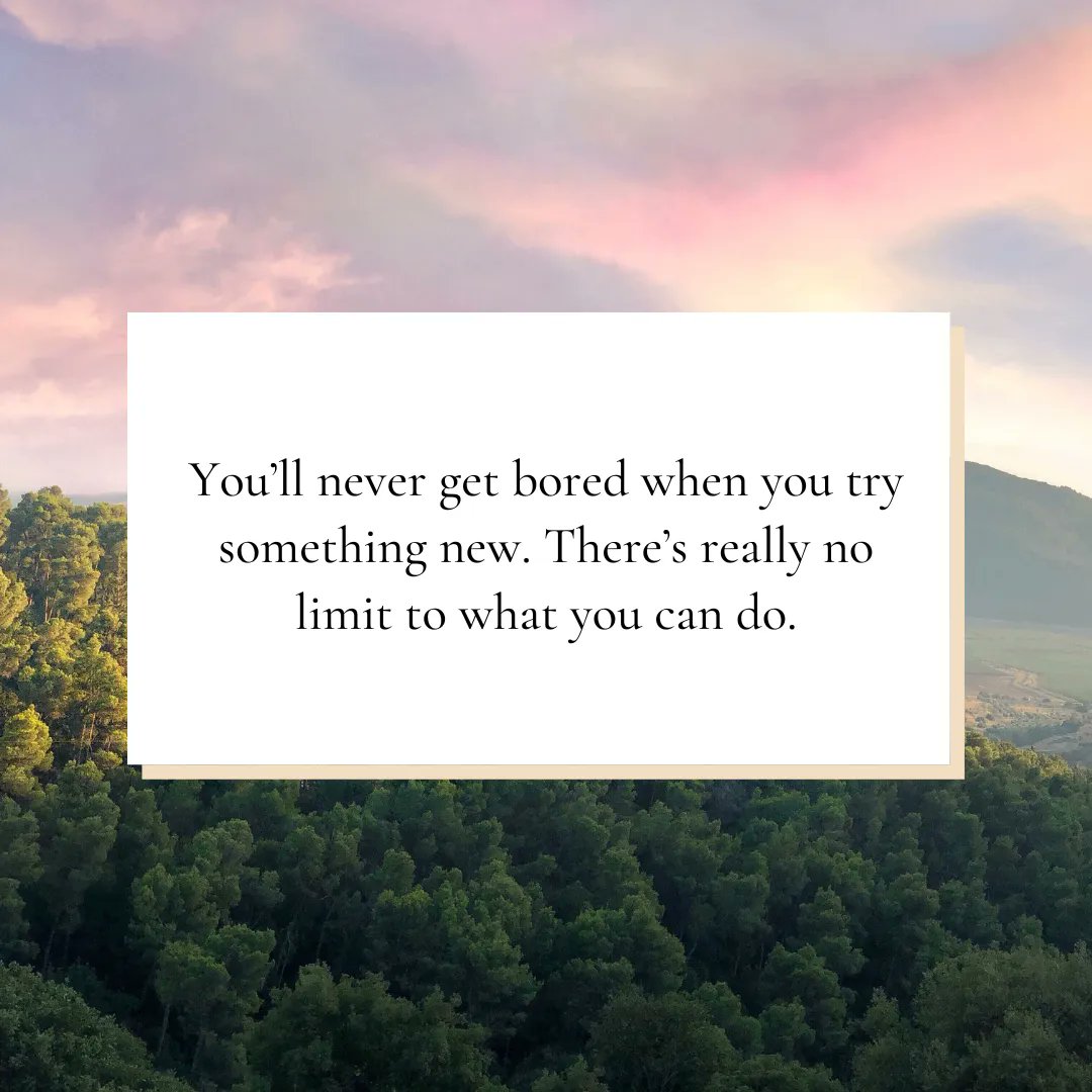 Good morning Family! As we approach a new month, think of trying something new. Embrace the unknown, and step out of your comfort zone. There are no limits to what you can achieve! Have a great day!💪❤️#NewMonthNewExperiences #EmbraceTheNew