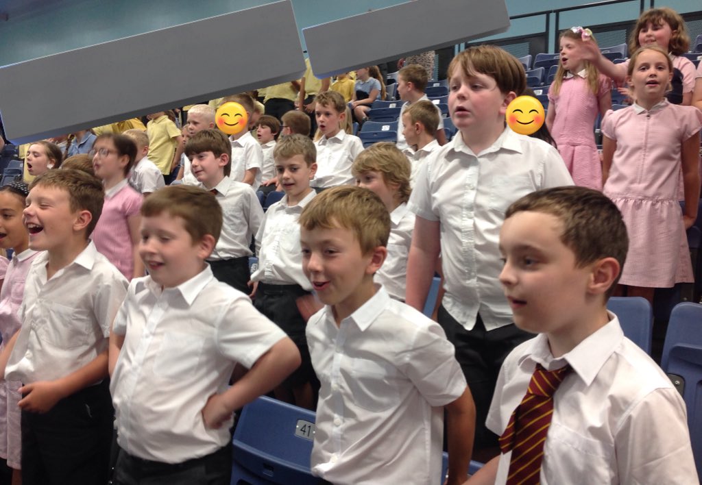 SPMVPine's tweet photo. What a brilliant time singing our hearts out at the Big Sing yesterday at Worcester arena! With over 1000 children and a live band it was fantastic being able to perform the songs we've worked so hard to learn and rehearse 🎶 @SevernArts @SomersPark3CDM @SomersPark3R https://t.co/ewXQR2JLJ7