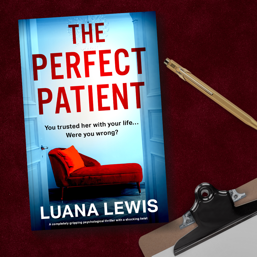 As I walk into my therapist’s office, I’m finally ready to answer the question on everyone’s lips… Am I a murderer?

We're THRILLED to share the cover for The Perfect Patient: A totally gripping psychological thriller by <a href="/sharonluana/">Luana Lewis</a>!

Out 28th September: geni.us/B0C8T6YDSNcover
