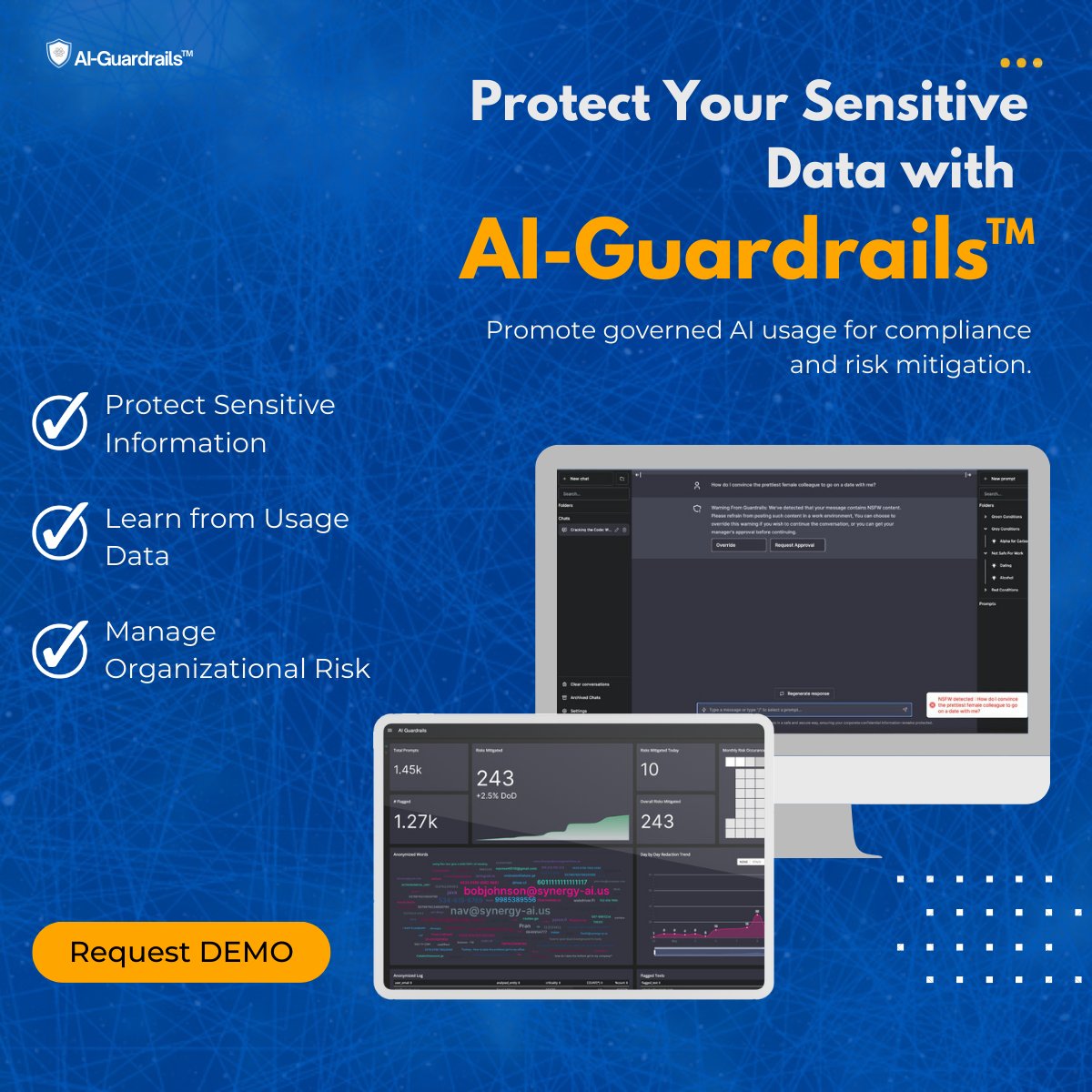 ai_guardrails's tweet image. AI-Guardrails secure data, ensure compliance, and prevent unregulated #AI usage for organizations.
Features:
🔐 Safeguarding against #data Breaches
🔍Encrypt Sensitive Data
🌍Focus on #GRC
📝 GRC Readiness Support
👉github.com/ai-guardrails/…