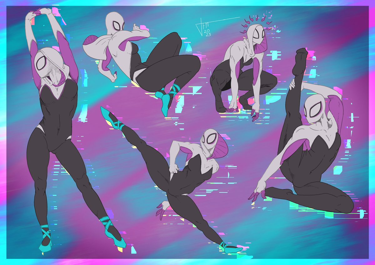 Here’s the finished piece! 

Some #spidergwen pose studies

As usual! Feel free to comment and feedback!

Cheers!

#SpiderManAcrossTheSpiderVerse #Spiderman #artistontwittter #procreateart #characterart #procreateart