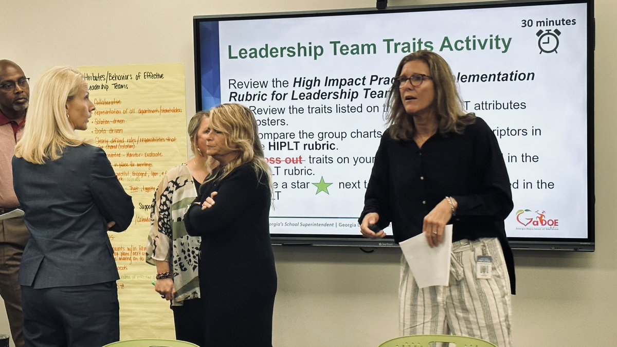 If you want incredible results, build an incredible team of proven educators who believe in children 👩🏾‍🤝‍👨🏼! So awesome working with our @GaDOESDI SES Team today!!! @georgiadeptofed #leadership #schoolimprovement