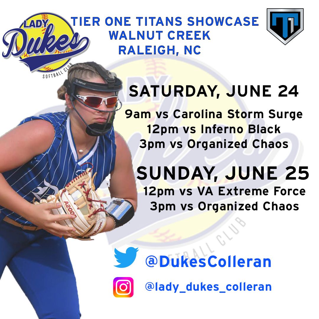 Check us out this weekend in Raleigh! Schedule below!