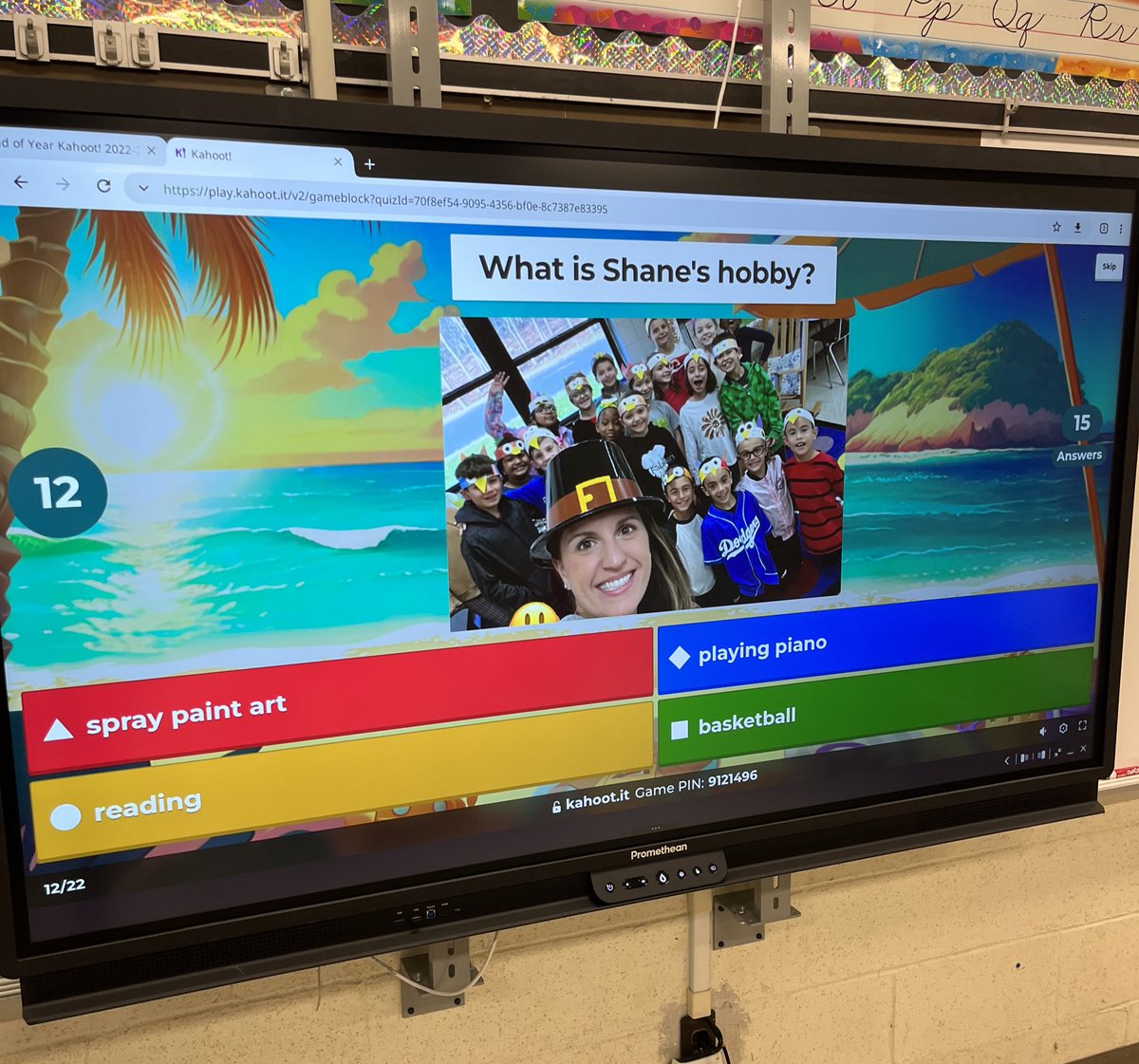 MrsMcGurl's tweet photo. Ending the year with a @Kahoot to see how so much we learned about each other this year! I am going to miss this group of almost 4th graders! Happy summer! 😎 @FJDugan @MTPSNJ https://t.co/k1DvjYSU9r